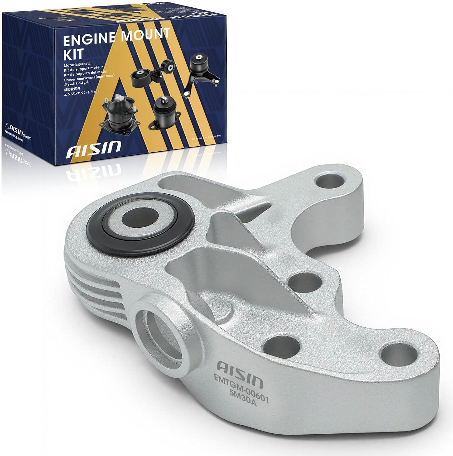 AISIN AFTERMARKET EMTGM-00601 Left Lower Engine Torque Strut Mount - Compatible with Chevrolet Equinox 2018-2023, GMC Terrain 2018-2023 - L4 1.5L 1.6L 2.0L