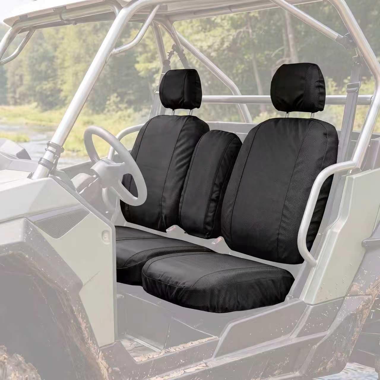 UTV Seat Covers Compatible with Can Am Defender 2016-2026 HD7 HD9 HD10 HD11 DPS CAB PRO, Water-Proof Anti-UV&Scratch 1680D Oxford Fabric Only for Split Bench Seats, Easy Clean and Installation