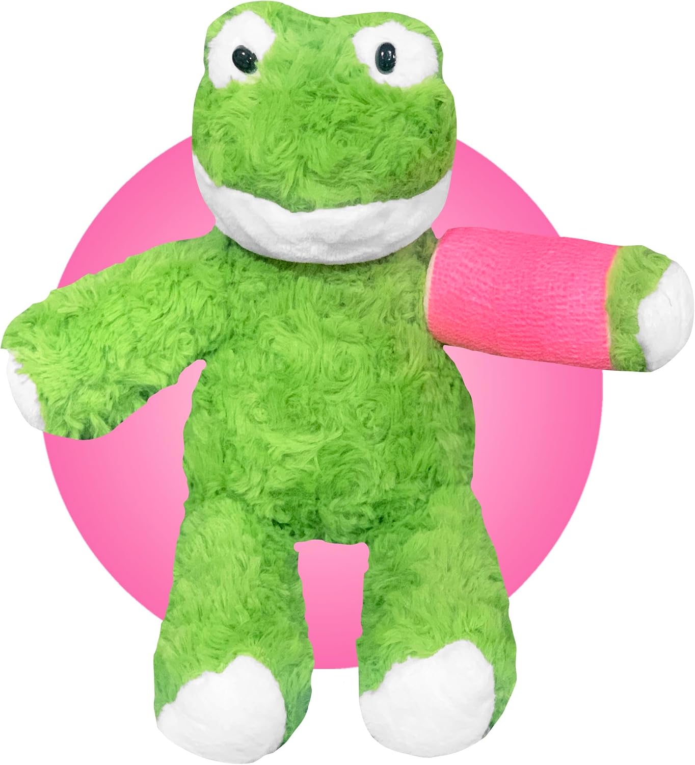 Broken Arm Gifts for Kids - 14" Frog Plushie with Custom Cast - Cast Location and Color Fully Customizable - Broken Leg Gifts for Kids - Stuffed Animal with Cast On Arm or Leg image 2