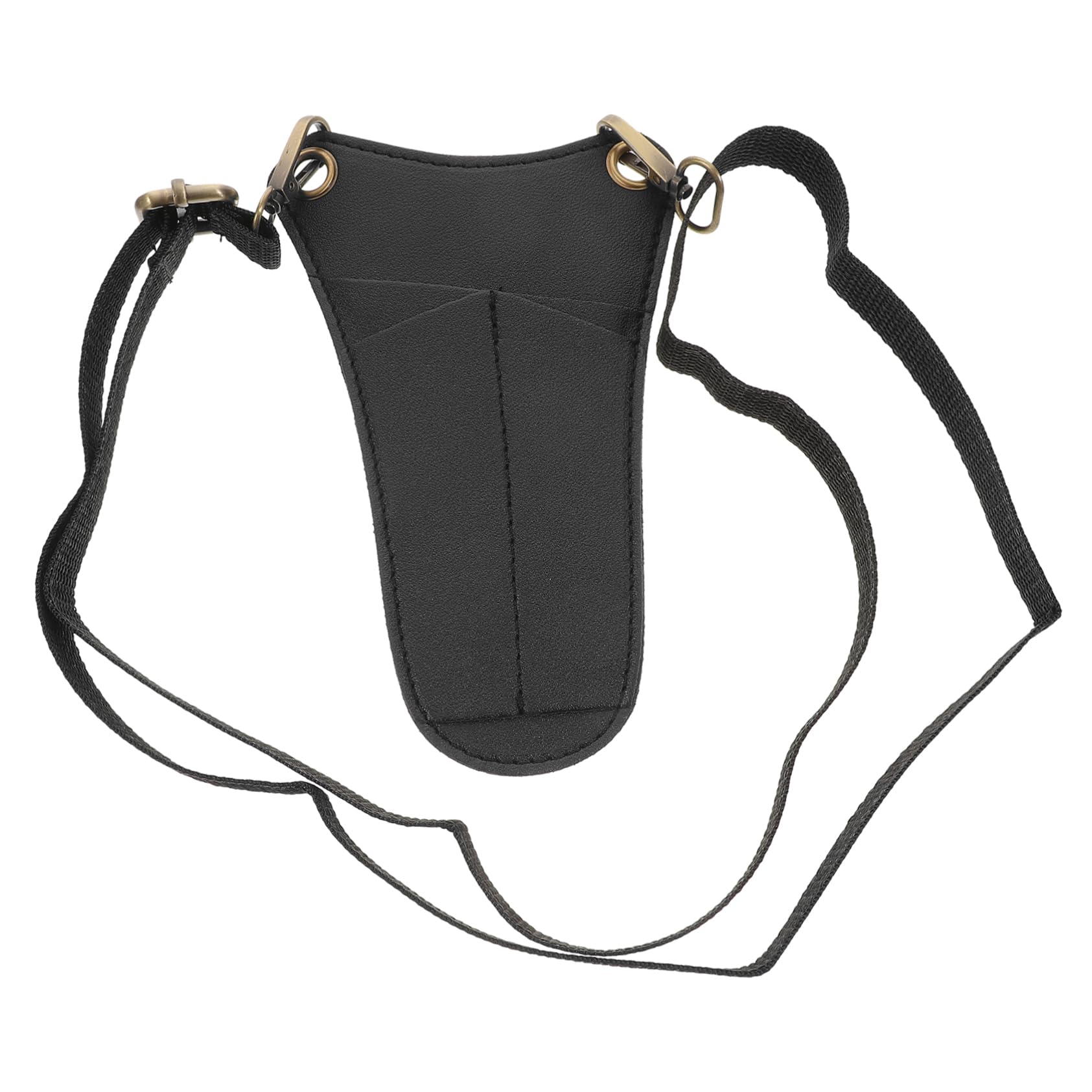 Baluue Hair Scissor Bag for Salon Professionals Barber Scissors Pouch Hairdressing Tools Chest Bag Leather Barber Scissors Bag Hairdressing Scissor Waist Bag