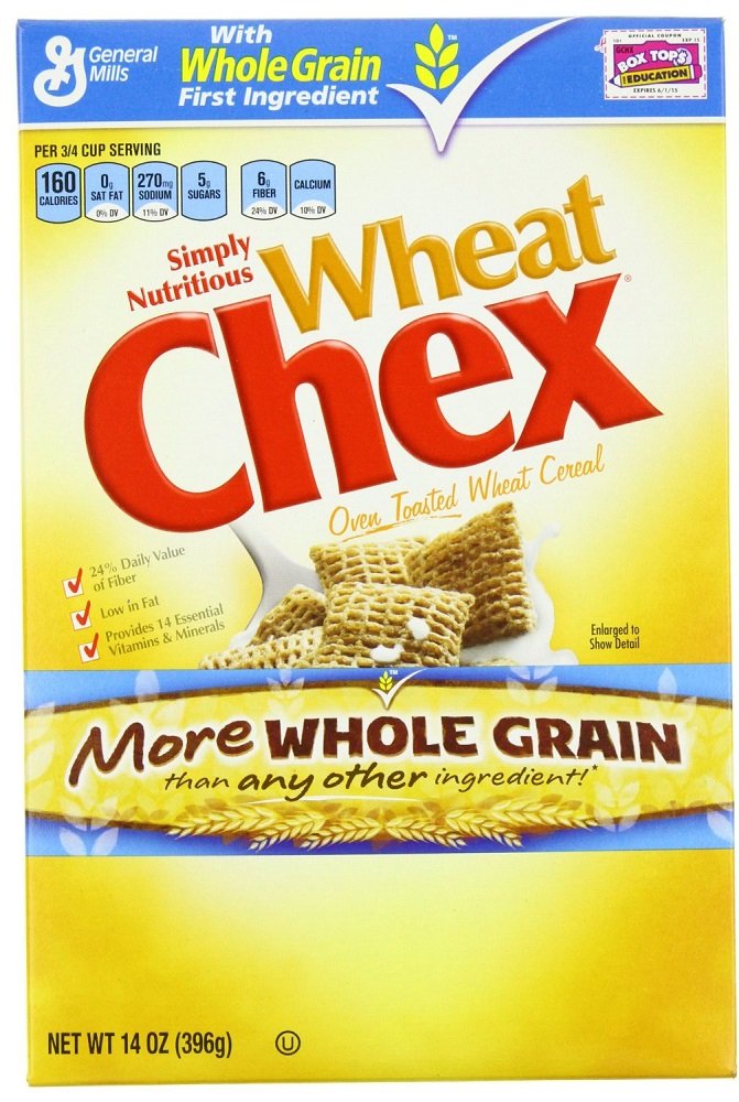 Chex Wheat Cereal, 14-ounce Box (Pack of 4)