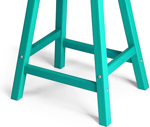 Vista 140 de WestinTrends Malibu - Juego de 2 taburetes para sillín para exteriores/patio, 24 alturas, color negro