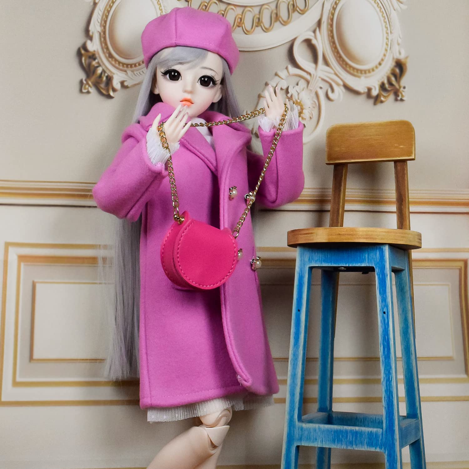 60cm Puppe Hübsche Mädchen 18 Bewegliche Gelenke 1/3 BJD Puppen