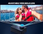 WOLFANG GA300 Action Camera 4K 60FPS 24MP Waterproof 40M Underwater Camera EIS Stabilization WiFi Wide Angle Helmet Camera (External Microphone, Remote Control, 2x1350mAh Batteries and Accessory Kit)