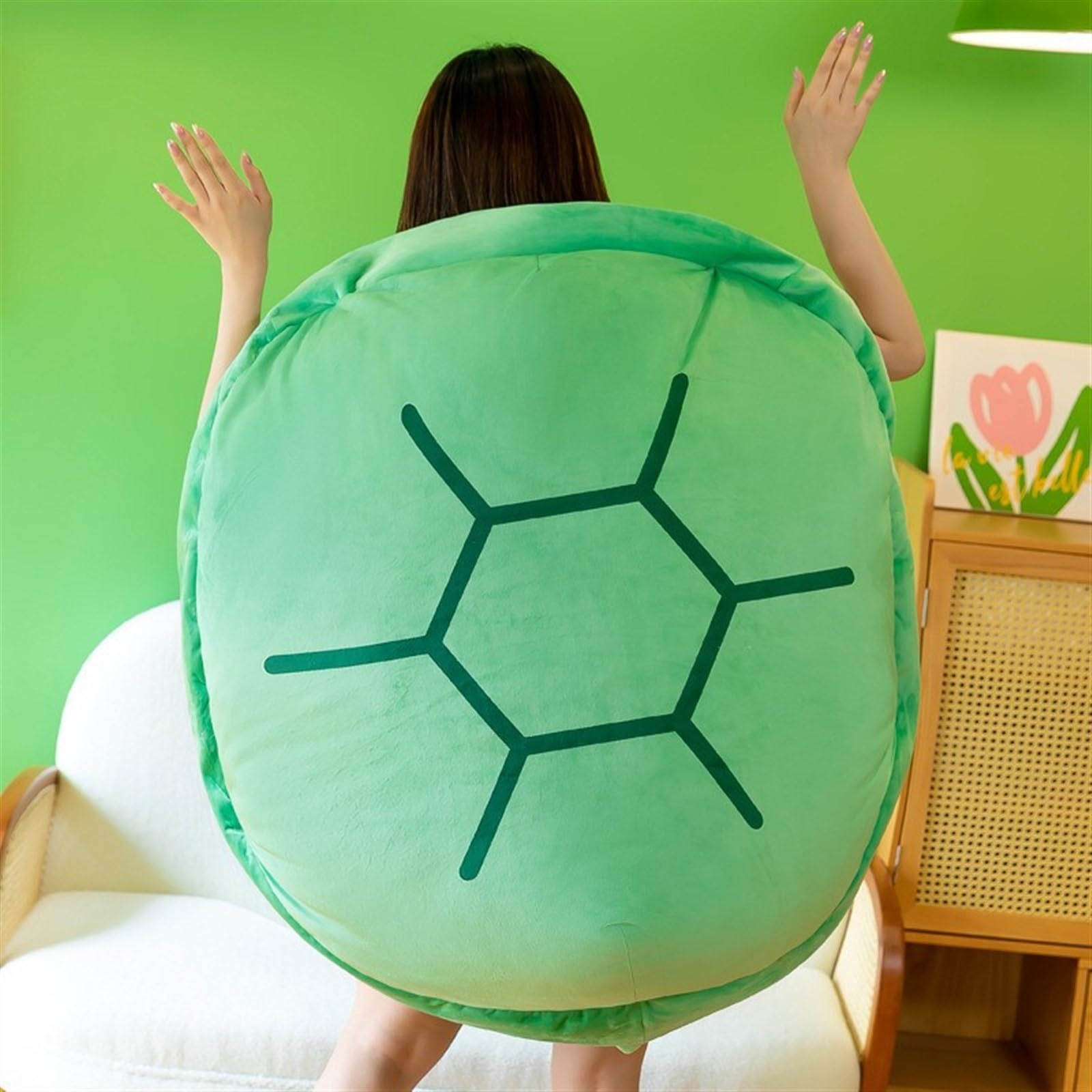 PUIOKA Pigiami in Peluche per Adulti e Bambini a Forma di Guscio di Tartaruga, Pigiami Unisex e Divertenti, Morbidi e Confortevoli