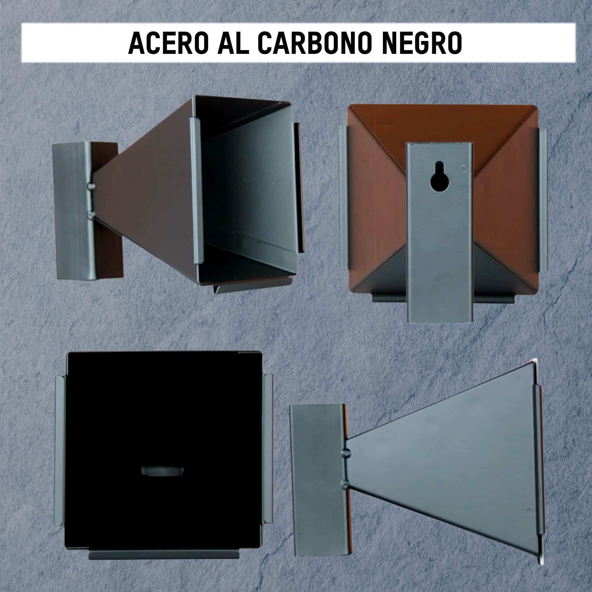 Objetivo Cazabalines de Acero 14 x 14 cm para Airsoft, Aire comprimido o Tirachinas + 50 Dianas | Diana Resistente para Entrenamiento de Precisión | Fácil Instalación | Uso Exterior e Interior