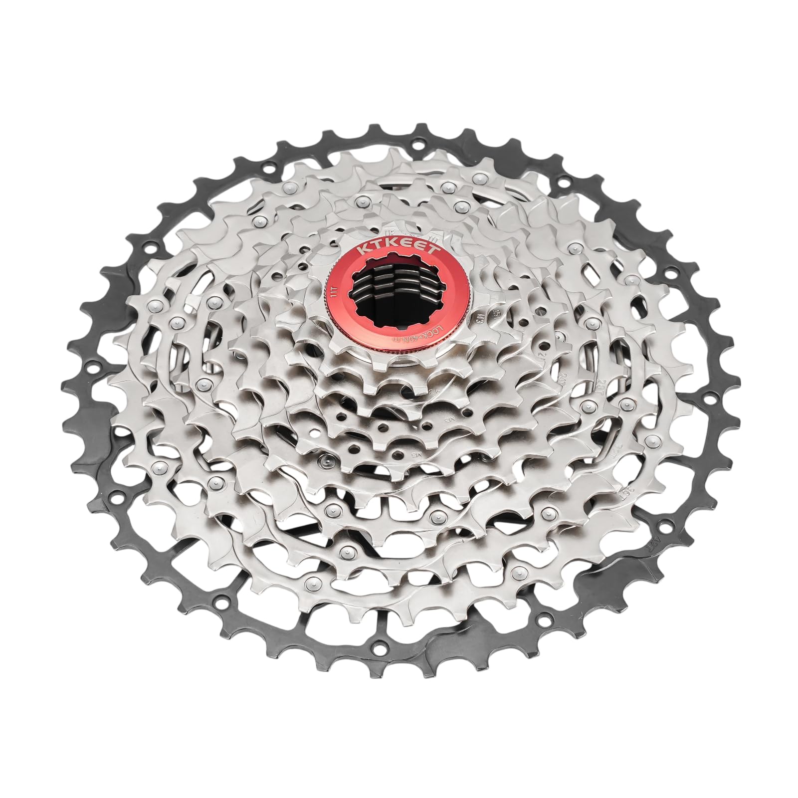 Casete de bicicleta de montaña de 9/10/11/12/13 velocidades 11-40T/42T/46T/48T/50T/52T MTB Cassette 9-13 velocidades HG estructura ligera compatible con Shimano Ultegra Sunrace Sram