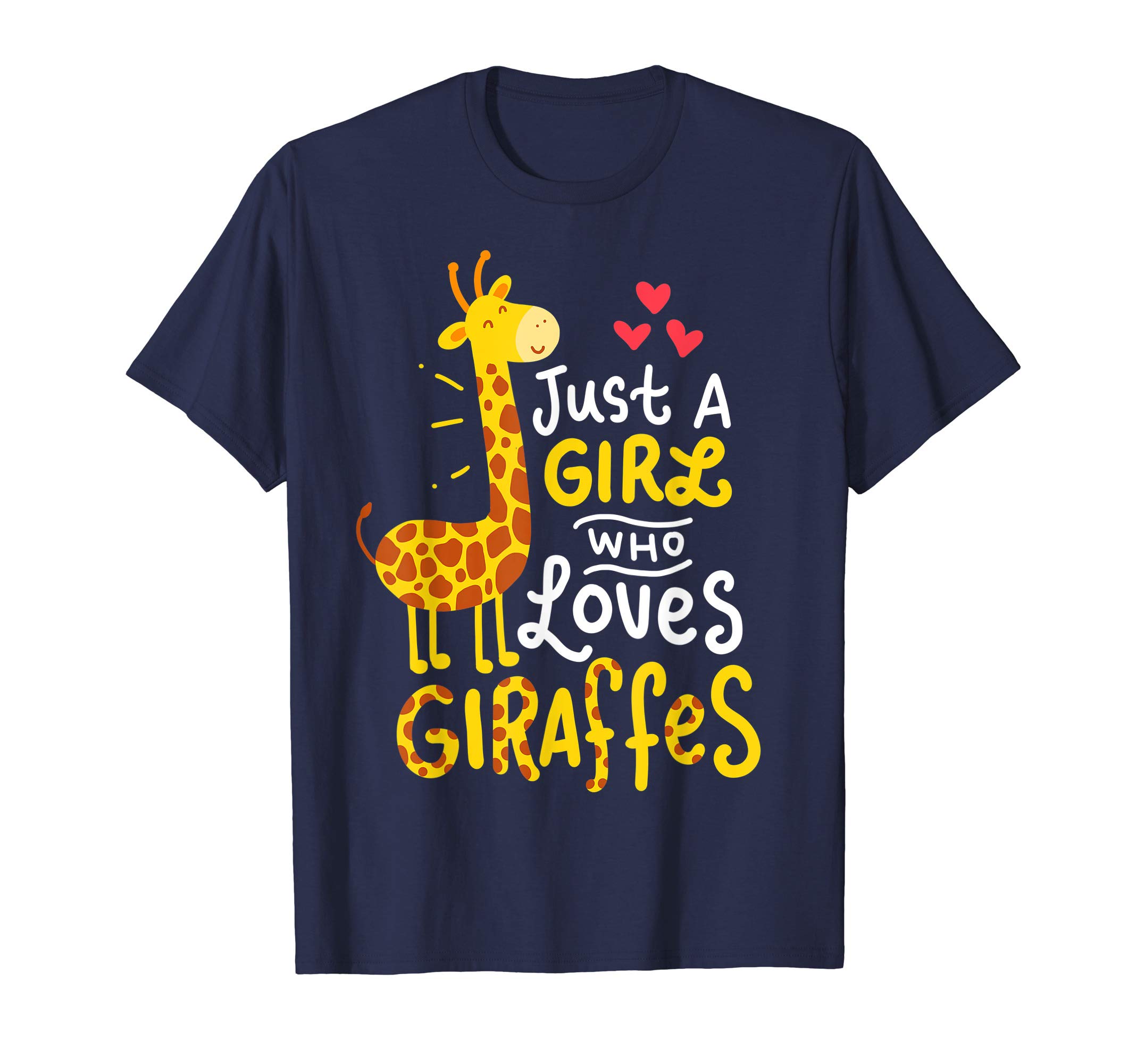 Giraffe Just A Girl Who Loves Giraffes Gift T-Shirt