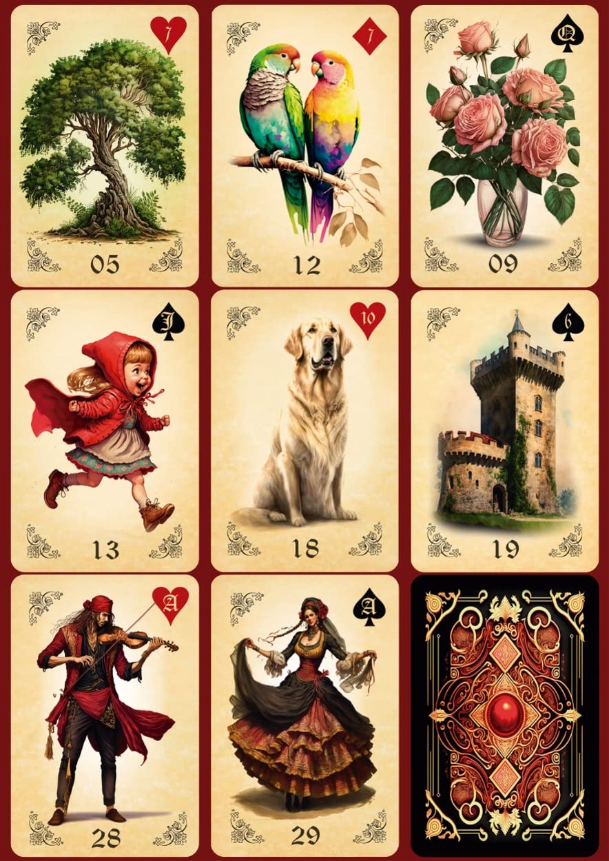 Baralho Cigano Lenormand Classico (Em Portugues do Brasil)
