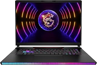 MSI Raider GE78HX 13VI-062UK 17.3-inch QHD+ 240Hz Gaming Laptop (Intel Core i9-13980HX (13th Gen), 32 GB DDR5 RAM 5600 MHz, 2000 GB SSD, NVIDIA GeForce RTX 4090 16GB GDDR6, Wi-Fi 6E, Windows 11 Home)