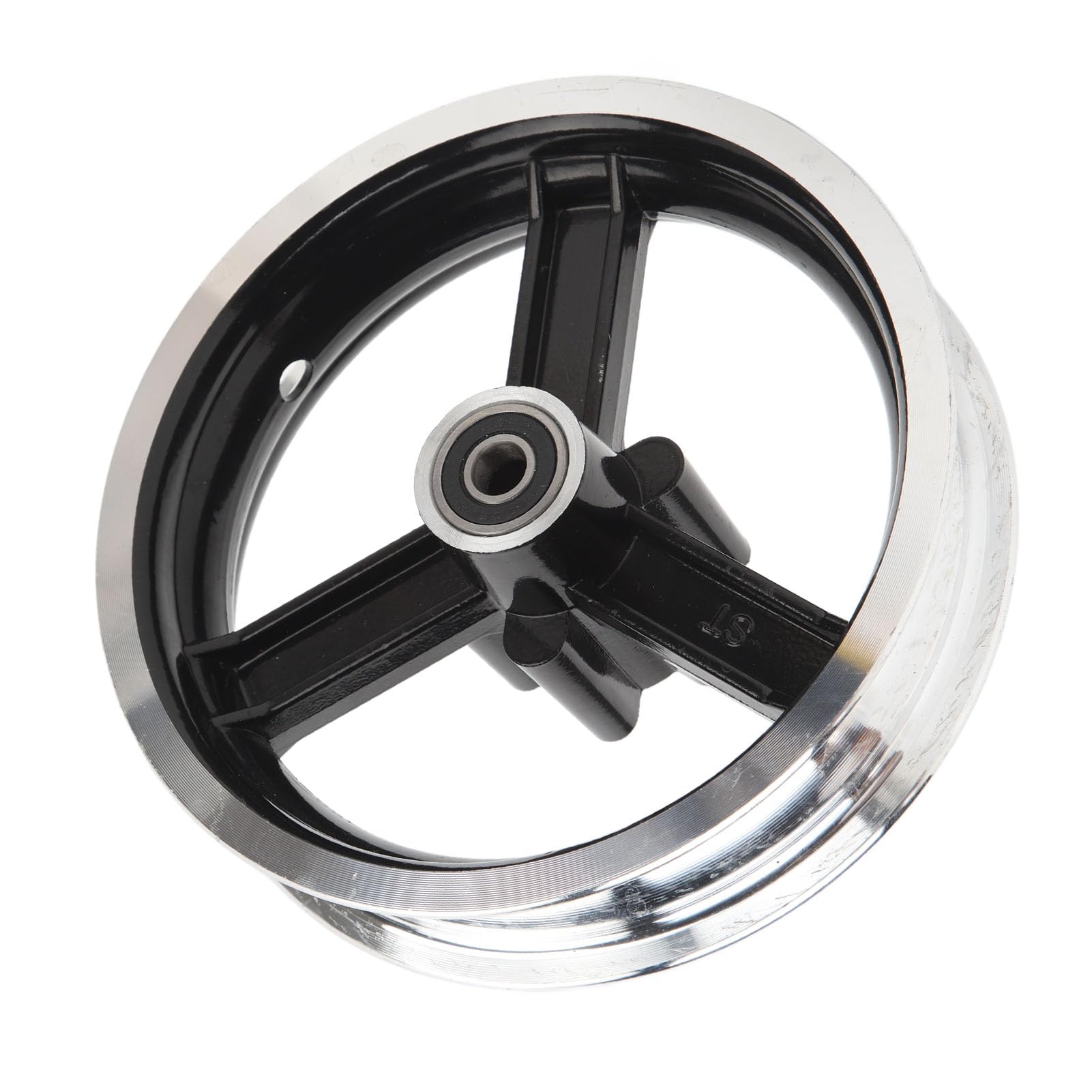 Fockety Electric Scooter Front Wheel Hub for 10 inch Scooters, Aluminium Rim Tire, Lightweight and Strong, Easy to Replace, Enhances Ride Quality