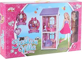Dream Land Fashion Villa Beauty Play Set 65 Pieces 01010-970 Pink