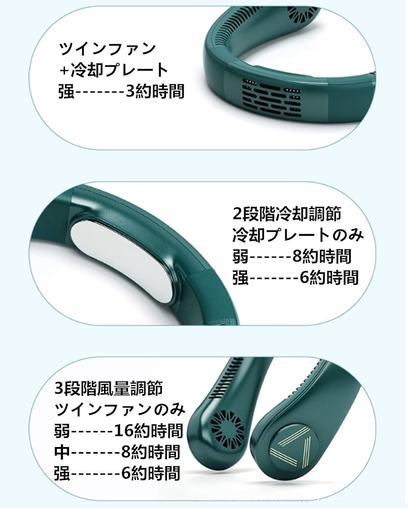 2025年夏新型·大風量&長時間稼働】 ネックヒーター 冷暖両用 2025年夏新型·大風量&長時間稼働】 ネックヒーター 冷暖両用