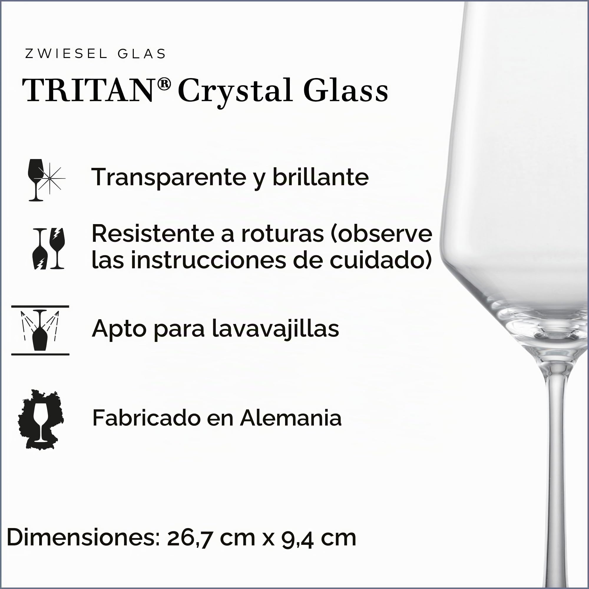 Schott Zwiesel Serie 'Pure' Bordeaux 130 (6 copas) (26.11242)