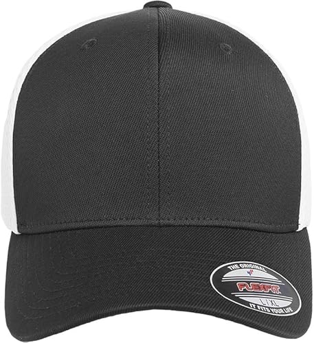 Miniatura 2 de Flexfit Gorra ajustable de malla elástica en dos tonos para hombre