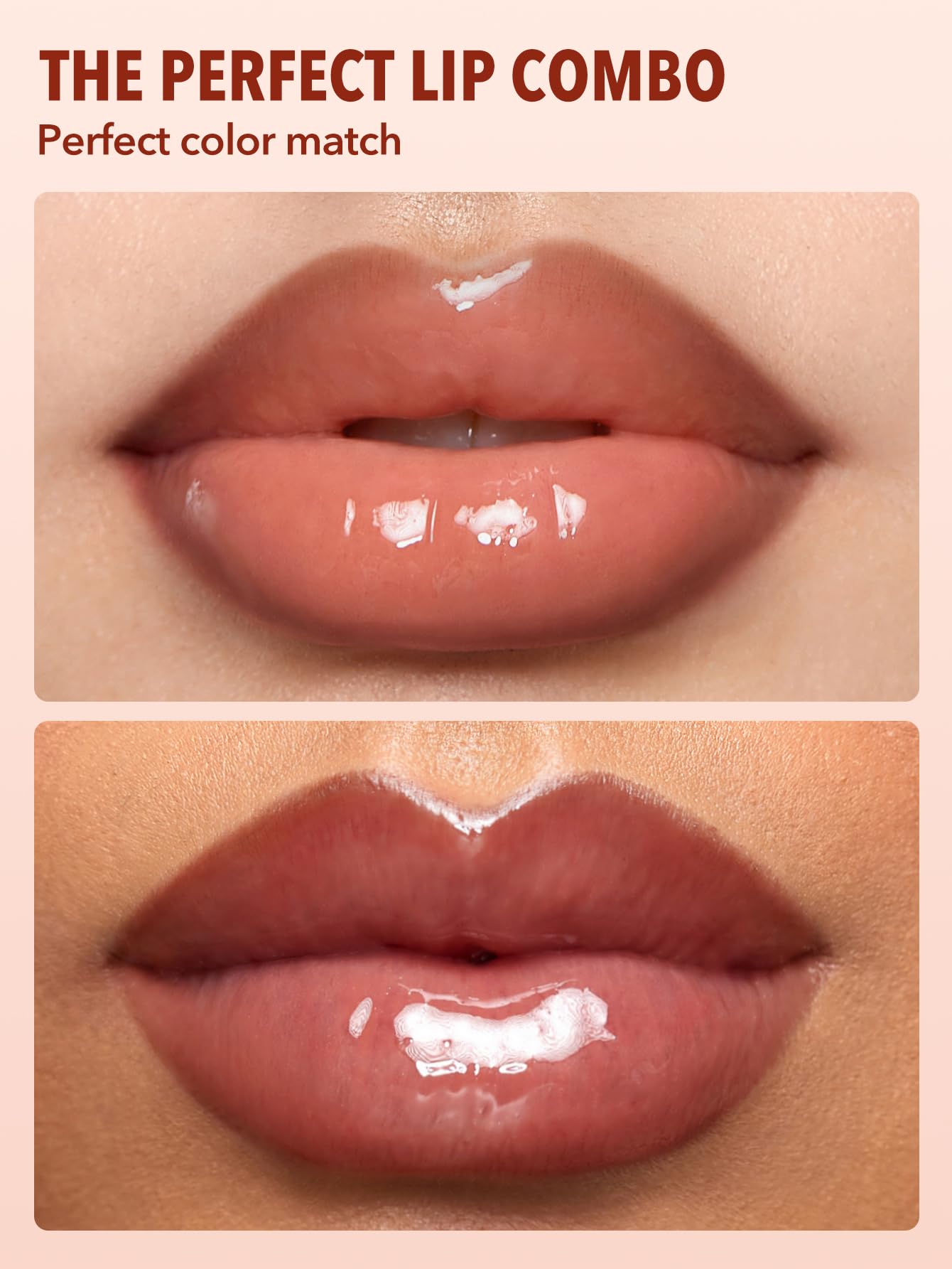 SHEGLAM 2-In-1 Lip Rules Liner & Gloss Pen Long Lasting Plumping Perfect Lip Combo Makeup Set-Case x Case - Image 2