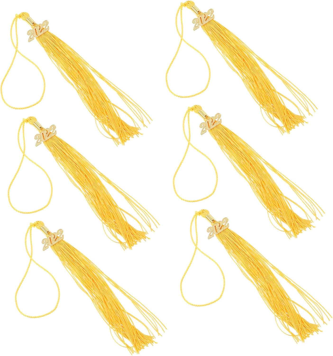 6Pcs Doctoral Caps Tassel Graduation Tassel Accessories for Phd Hats Decorative Fringe Pendant for Graduation Ceremonies Unique Photography Prop