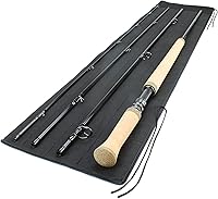 Vista 10 de Wild Water Fly Fishing AX Series Fly Rod IM8 Graphite Blank 3/4/5/6/7/8/9/10/12 wt Rods 5’6”/7/8/9/10/11 ft Lightweight Pole Medium Fast