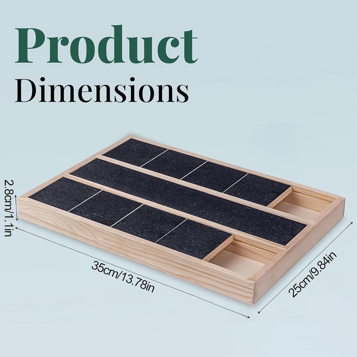 Dog Nail Scratch Board with Treat Box & Clipper,Cats Splinter- Wooden Grooming Pad Alternative to Nail Clippers