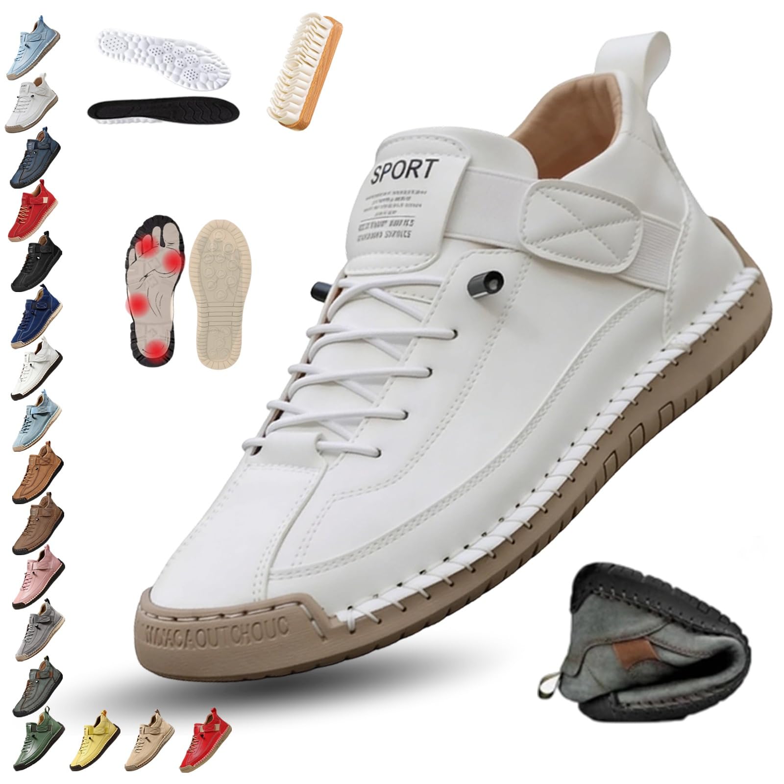 Baskets OrthopéDiques For Femmes, Baskets OrthopéDiques, Chaussures OrthopéDiques For Femmes, Semelle Eva, Amorties, Sans Douleur, Bout Spacieux, Respirantes, Faciles à Mettre Et à Enlever