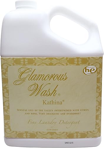 Tyler Candle Company Glamorous Wash Kathina Scent - Detergente líquido para ropa sucia detergente líquido diseñado para ropa lavable a mano y a