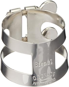 Bonade 2253U Nickel Bass Clarinet Ligature, Inverted