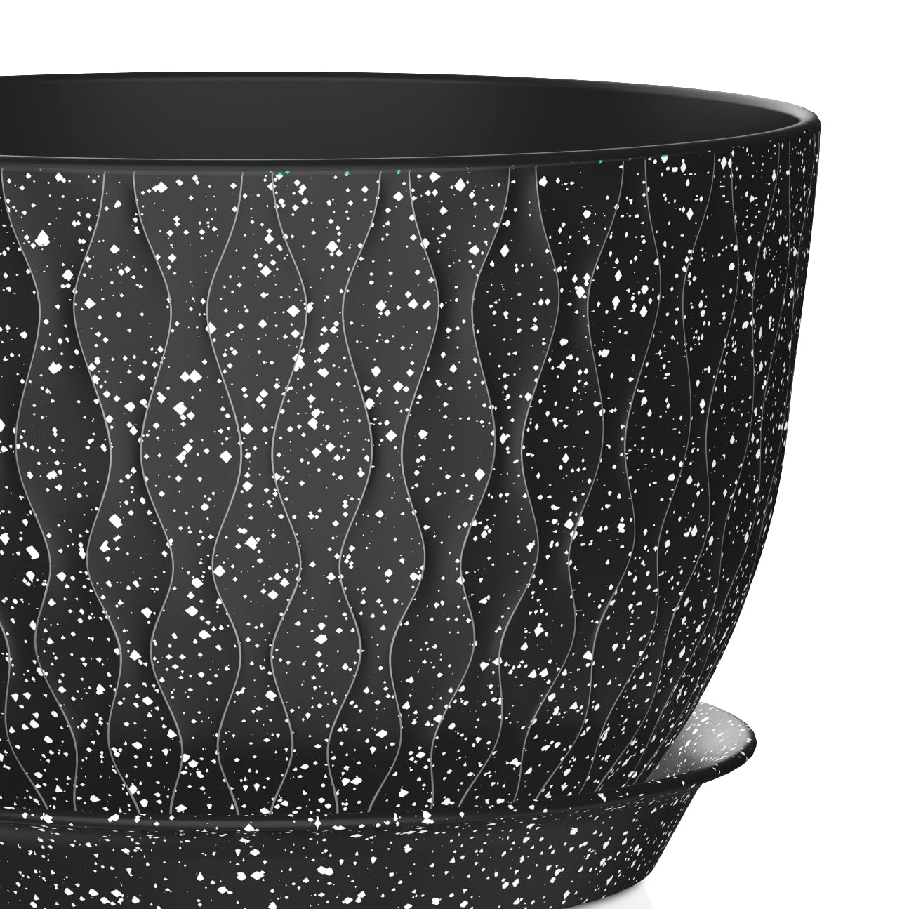 Snapklik.com : SQKH 12 Inch Plant Pots, Large Flower Pots For Indoor ...