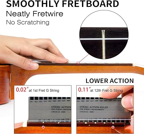 Vista 25 de Aklot - Ukelele de caoba maciza para principiantes, incluye cursos en línea y accesorios para ukelele acústico