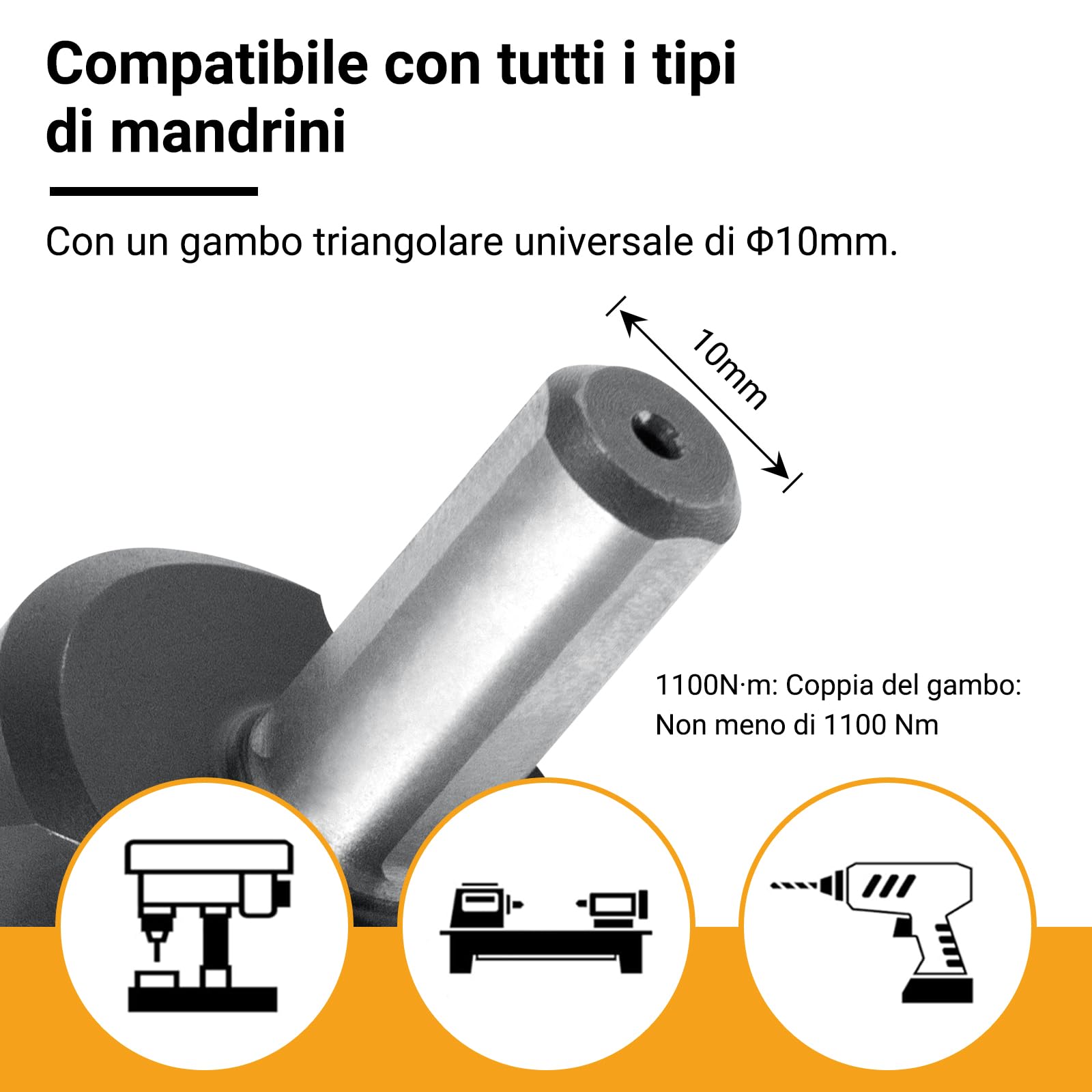 15 Livelli Fresa Conica M35 AlTiN, 4-32 mm, Punta Conica per Acciaio Inossidabile, Ferro, Alluminio, Plastica e Legno, Hss Punte Coniche Professionali