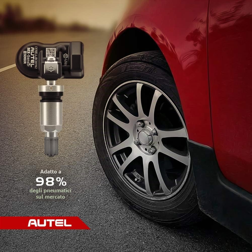 Autel MaxiTPMS MX-Sensor, Un Kit di Strumenti diagnostici TPMS di Nuova Generazione per correggere Il Sistema di monitoraggio della Pressione dei Pneumatici, Un sensore programmabile