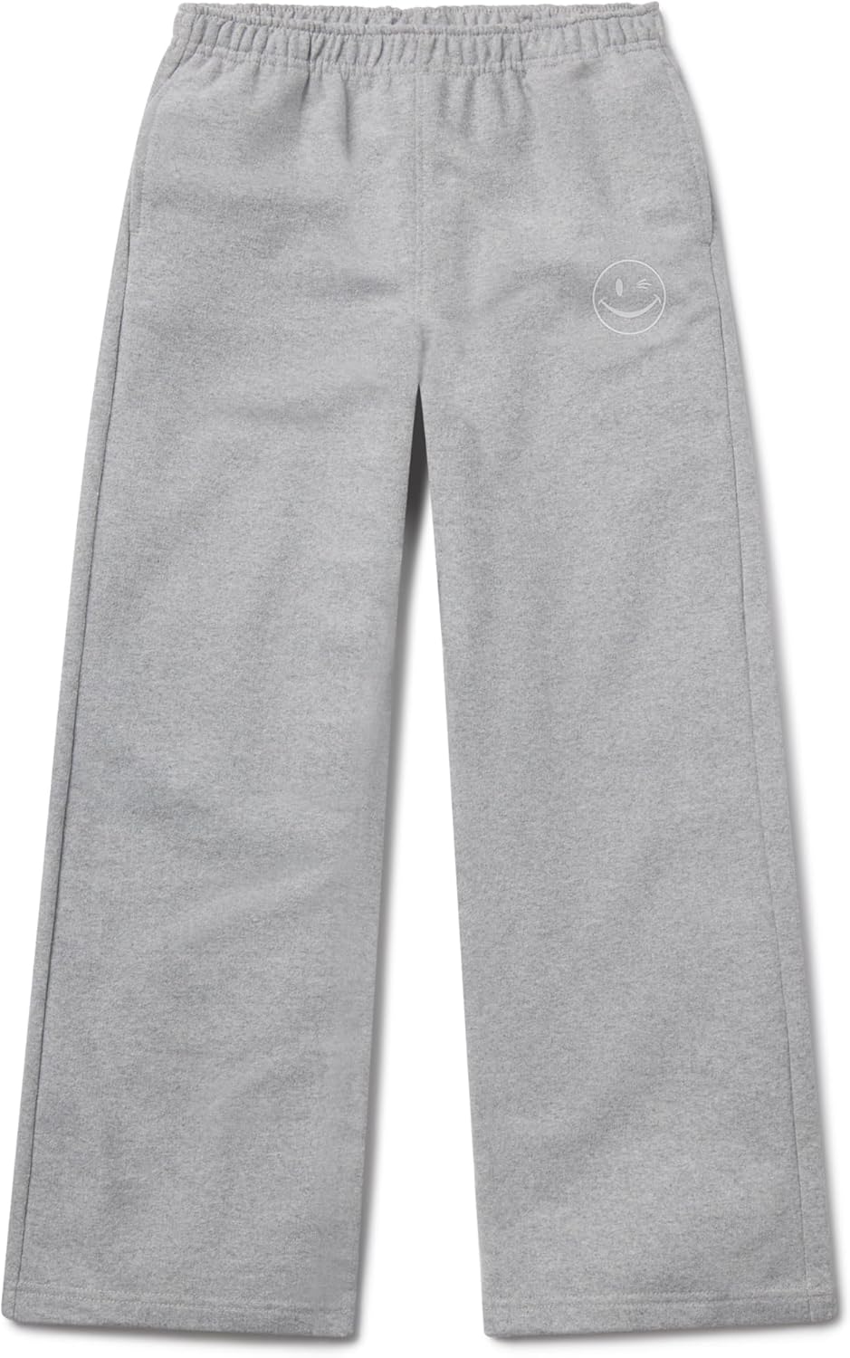 JOE BOXER Girls Baggy Sweatpants, Girls Sweatpants Wide Leg French Terry Valentine Outfits for Girls