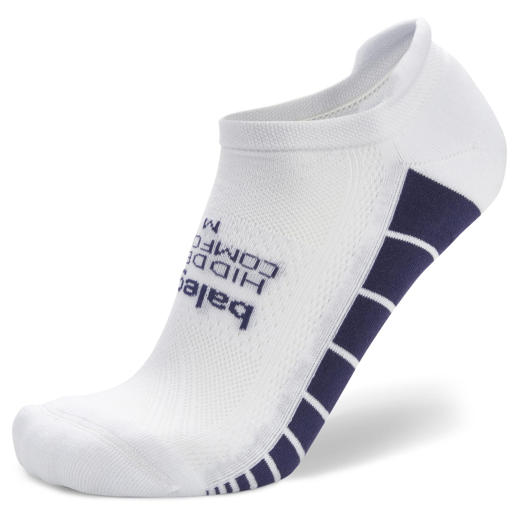 Balega Hidden Comfort No Show Tab, White, Medium