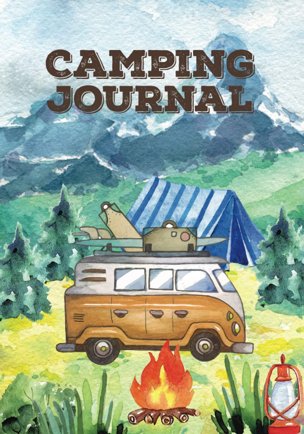 Camping Journal: RV Travel Log Book | Camping Keepsake Book | Caravan Road Trip Planner to Record Campground and Campsite Notes | Adventure Journal for Campers