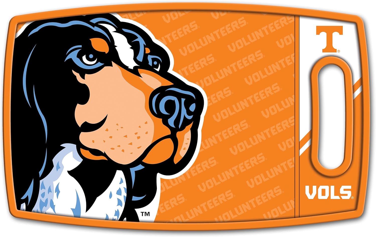 YouTheFan NCAA Officially-licensed Logo Series Cutting Board - reversible design for double the cutting surface - gentle on knives, team message on both front and back