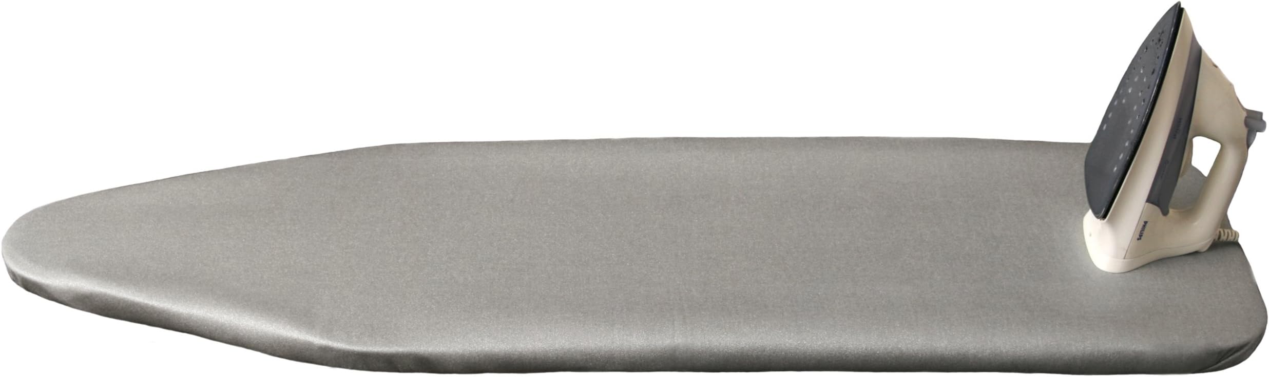 Laundry Master LM1106 Metallised Extra Large Ironboard Cover, 137 x 40 cm, Sliver