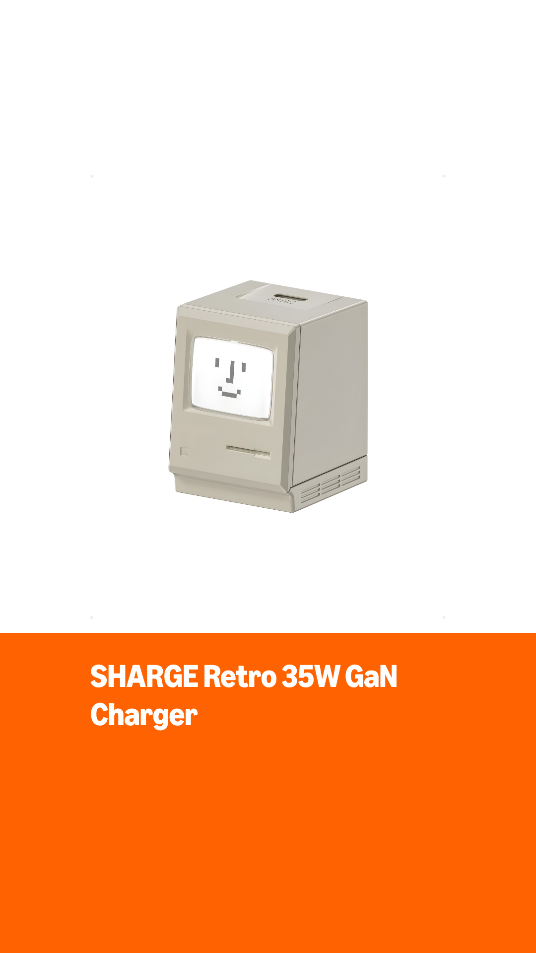Amazon.com: SHARGE USB C Charger, Retro 35 Power Display Fast GaN
