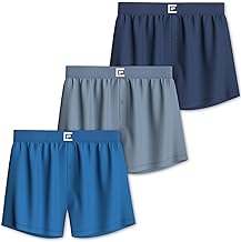 Pierre Calvini Mens Boxers Loose Fit (3/6-Pack) – Soft Jersey Cotton Mens Underwear – Breathable, Lightweight & Tag-Free Men's Boxer Shorts with Stay-Put Waistband for All-Day Comfort & Freedom