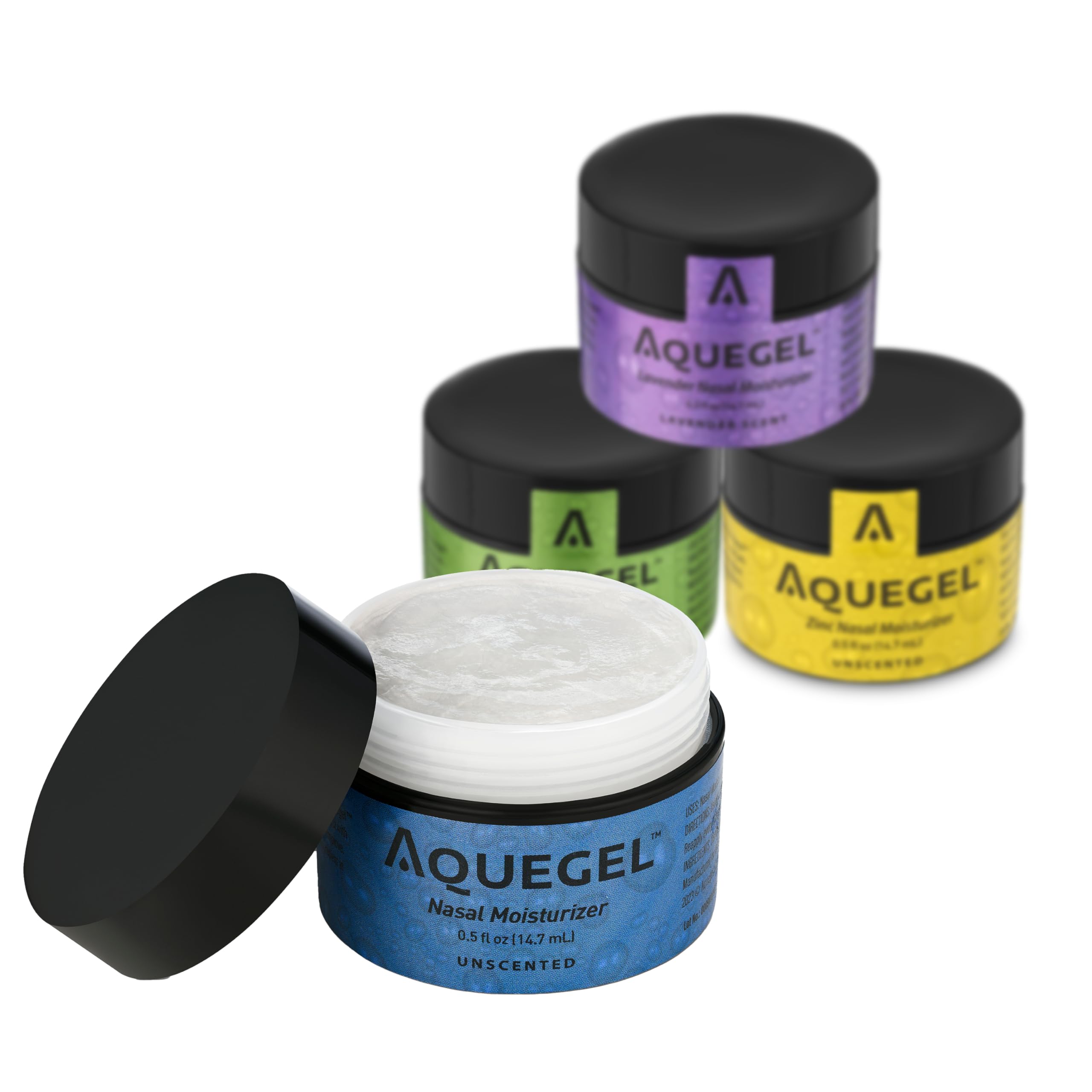 Variety Pack (Buy 3, GET 1 Free!) 12-Hour Nasal Moisture Relief, Nasal Moisturizer for Oxygen Therapy, Dry Nose, Nasal Dryness, Nosebleeds, Cannula, CPAP. Saline Nasal Gel