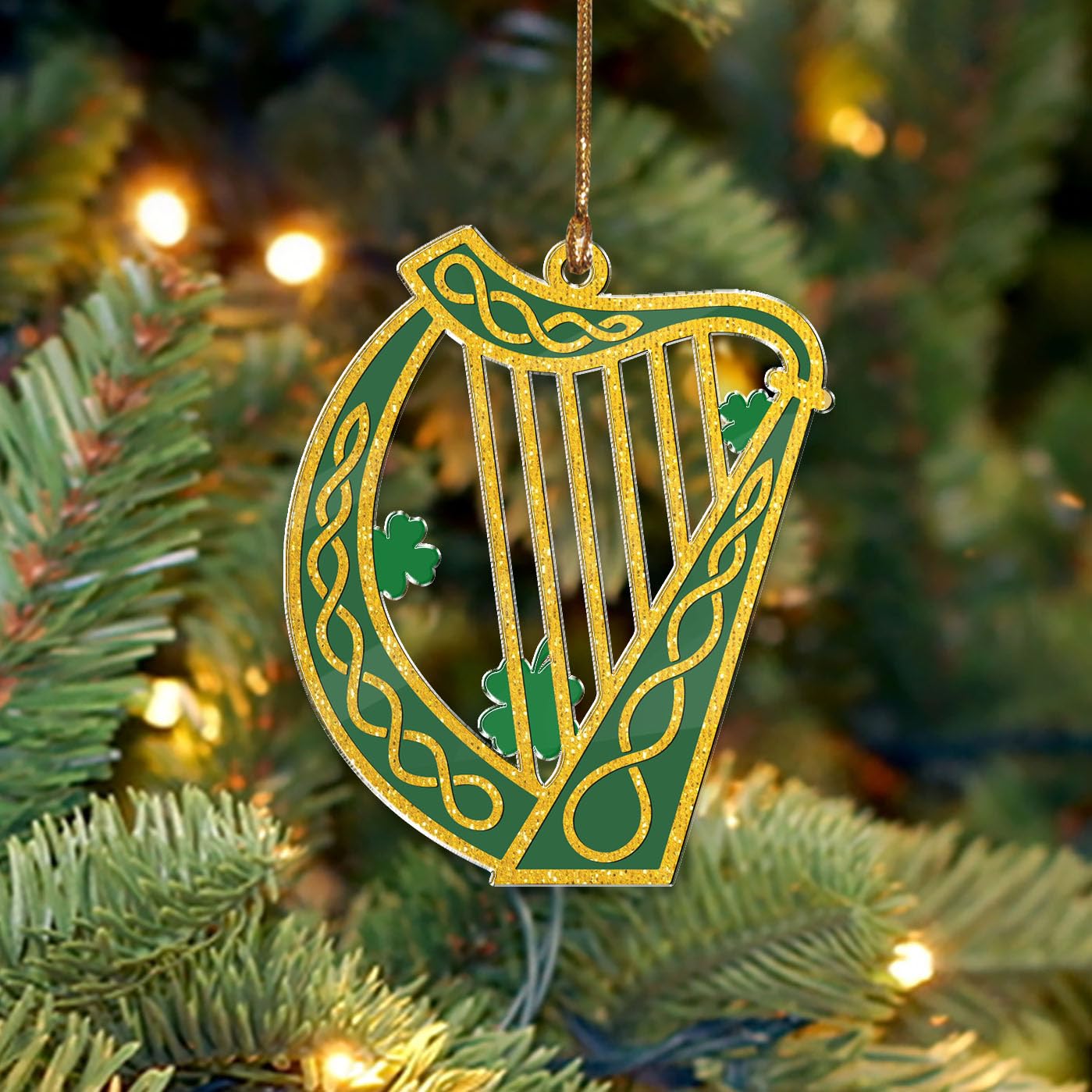 Ornements musicaux de Noël incassables en acrylique pour remplacer les boules fragiles