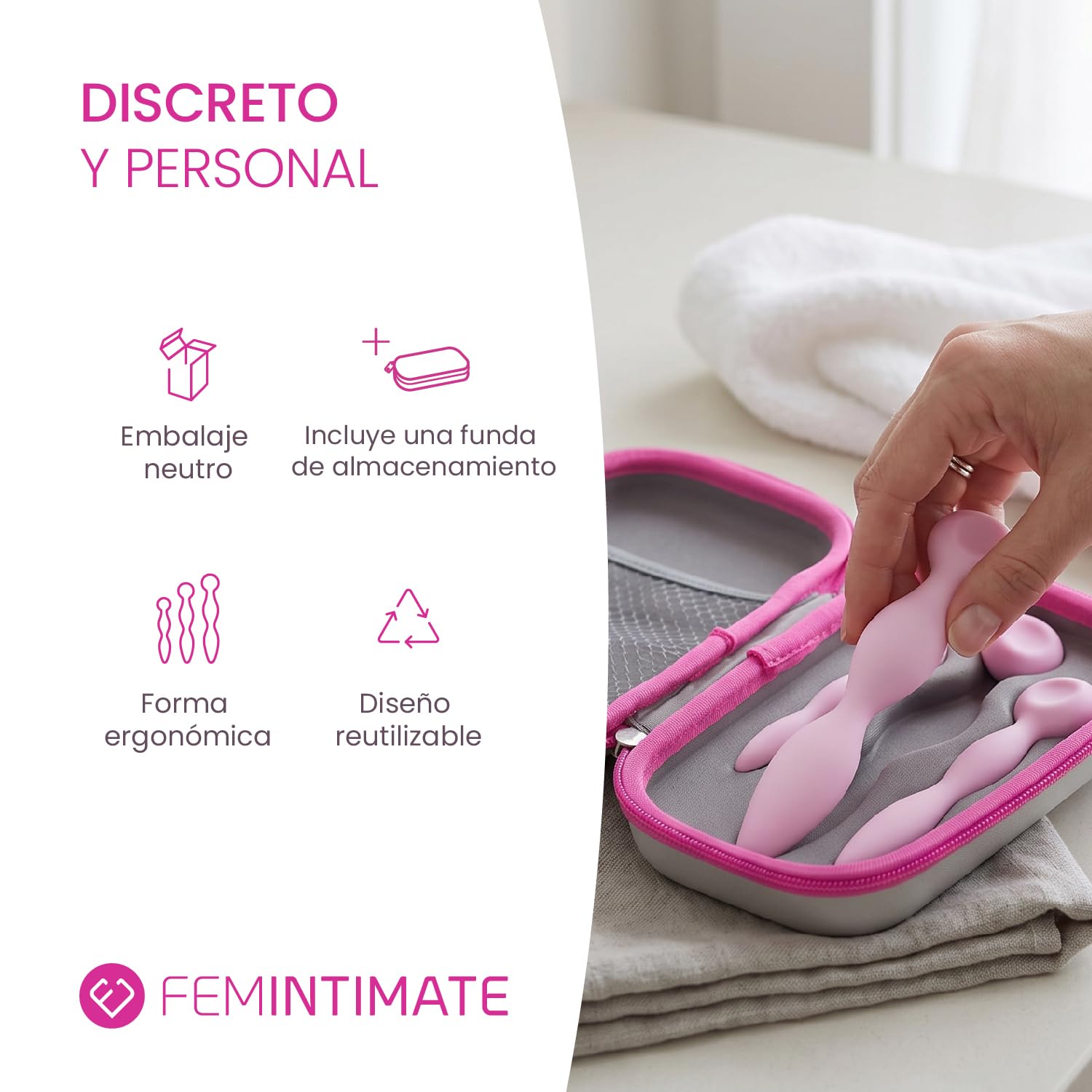 Intimrelax – Set Dilatadores Vaginales – Entrenamiento Progresivo – Mejora Elasticidad - Sistema de Rehabilitación Progresiva de la Vaginitis Atrófica