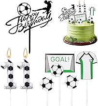 Football Birthday Candles 11 Years,Birthday Candles