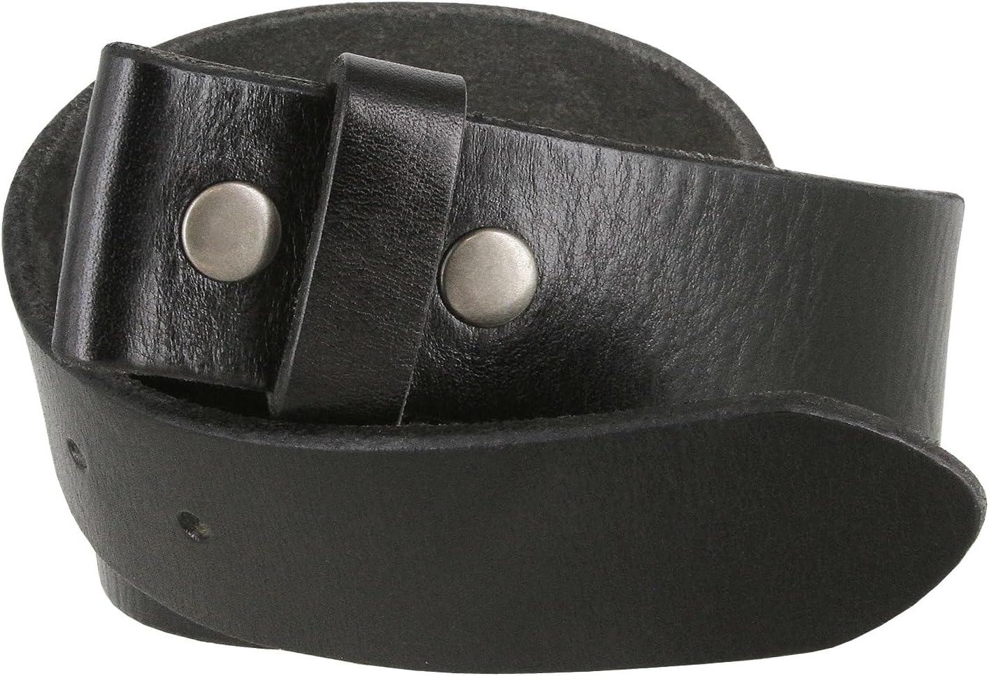 100% One-Piece Full Grain Leather Belt Straps with No Slot Hole/Slot Hole/Heavy-Duty, Multi Options 1-1/2" (38mm) Wide - Image 2