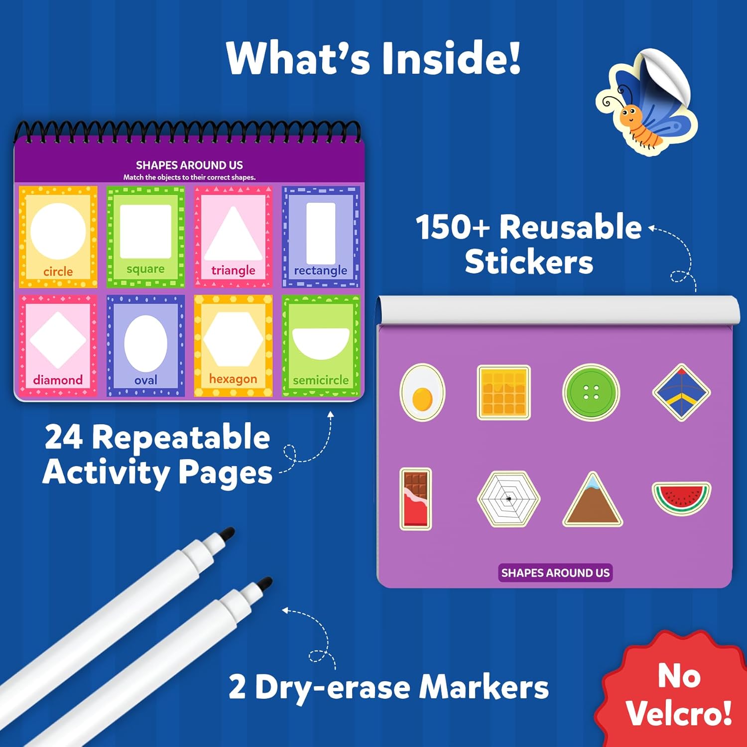 Skillmatics Busy Book & Water Spotter Around The House Bundle, Creative Learning Activities for Preschool Kids, Gifts for Girls and Boys Ages 3, 4, 5, 6, 7, 8
