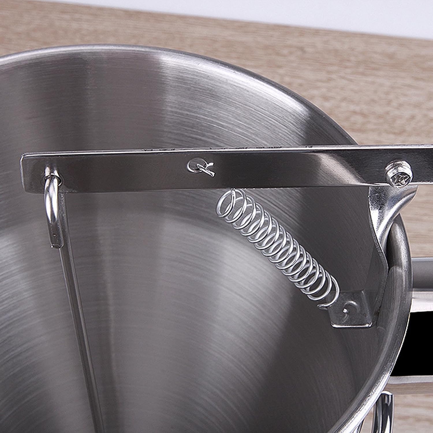 Stainless Steel Funnel Ball Batter Dispenser Pancake Maker Cooking Tool Dispenser with Rack Kitchen Set