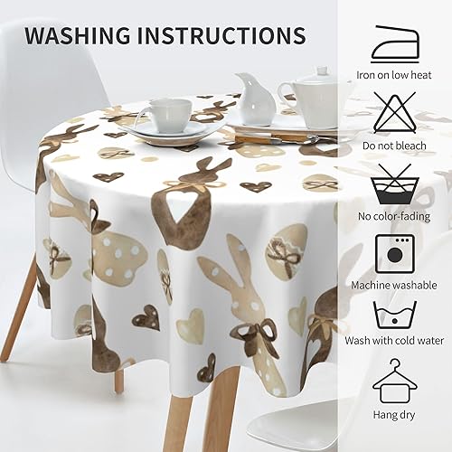 Vista 124 de AEIOAE Mantel cuadrado para el día de San Valentín de 60 x 60 pulgadas, mantel de corazones de amor, mantel de San Valentín, tela de poliéster