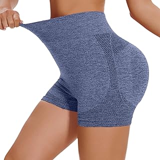 Conjunto de yoga sexy para mujer, pantalones cortos de yoga de compresión de cintura alta para mujer, transpirables, transparentes y que favorecen el fitness