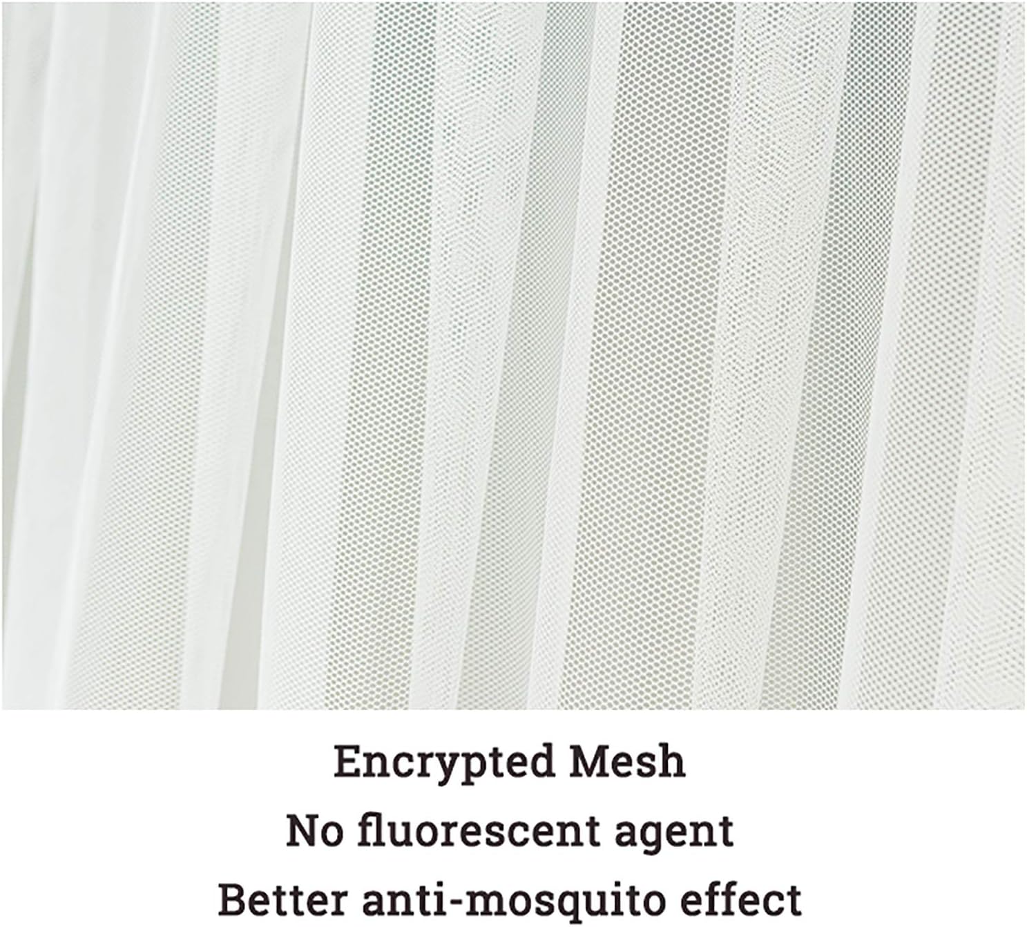 Princess Bed Canopy for Girls Bed Curtains Canopy Girls Cute Room Decor Bed Decoration Mosquito Net for King Size and Large Queen Size Bed(Size:180×200cm,Color:White)