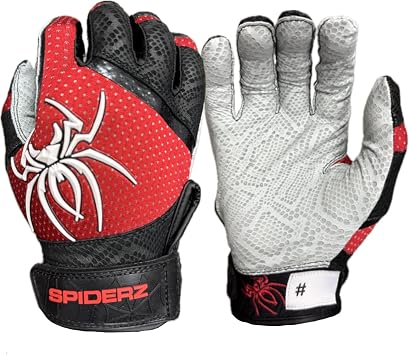 Spiderz 2025 PRO Short Cuff Adult Baseball/Softball Batting Gloves