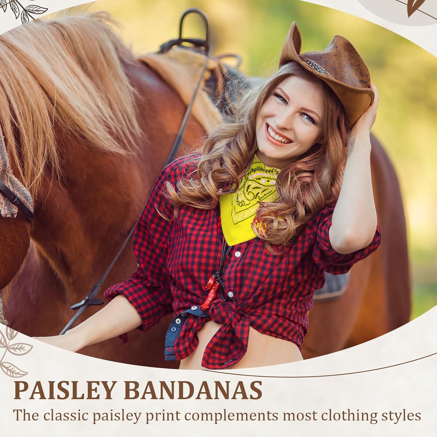 36 Pcs Paisley Cowboy Bandanas Bulk Multi Purpose Polyester Headband Scarf Kerchiefs for Men Women Pet Party Costume