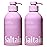 Saltair Body Wash, Island Orchid 2-Pack. Moisturizing Body Cleanser with Monoi Oil and Cupuacu Butter. Luxury Shower Gel for Women and Men. Vegan, Cruelty-Free, Paraben-Free. 2x 17oz Pump Bottles